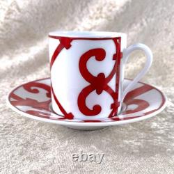 Hermes Paris Demitasse Cup and Saucer Balcon du Guadalquivir Porcelain Tableware