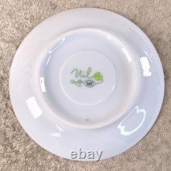 Hermes Paris Nil Demitasse Cup & Saucer Porcelain Tableware Nile Gold Rim
