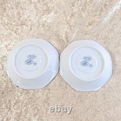 Hermes Pierres d'Orient et d'Occident Demitasse Coffee Cup Saucer x 2 Sets