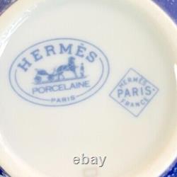 Hermes Pierres d'Orient et d'Occident Demitasse Coffee Cup Saucer x 2 Sets