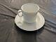 Hutschenreuther Bianca/scala Style, Flat Demitasse Cup N Saucer, (set Of 10)