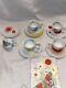 Illy Espresso Demitasse 5 Cups 5 Saucers Kiki Smith Butterflies Italy