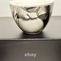 Illy Collection 1999 Espresso Cups & Saucers Set 6 Black & White Art Mitterteich