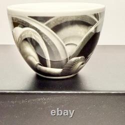 Illy Collection 1999 Espresso Cups & Saucers Set 6 Black & White Art Mitterteich