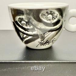 Illy Collection 1999 Espresso Cups & Saucers Set 6 Black & White Art Mitterteich