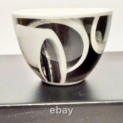 Illy Collection 1999 Espresso Cups & Saucers Set 6 Black & White Art Mitterteich