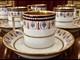 Imperial Royal Vienna Porcelain Demitasse Cup Saucer Set 6 Sorgenthal 1798 Gold