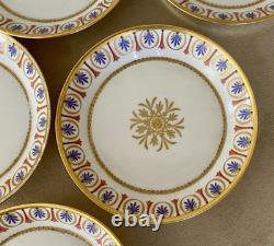 Imperial Royal Vienna Porcelain Demitasse Cup Saucer Set 6 Sorgenthal 1798 Gold