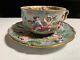 Italian Antique, Capodimonte Demitasse Cup And Saucer, Made 1800s, Heavy 3d