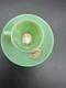 Jadite-jadeite Restaurant Demitasse Cup And Saucer