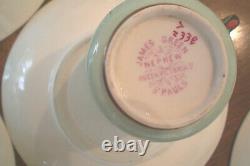 James Green & Nephew Set of 6 Demitasse Cups & Saucers Blackberry / Antique