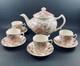 Johnson Brothers Rose Chintz Teapot W 4 Demitasse Cups & Saucers England Discont