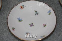 KIMBERLY by HEREND Set of 10 Demitasse Cups & Saucers 709 MF