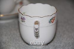 KIMBERLY by HEREND Set of 10 Demitasse Cups & Saucers 709 MF