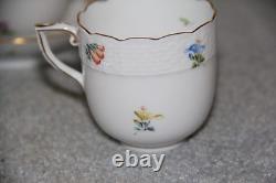 KIMBERLY by HEREND Set of 10 Demitasse Cups & Saucers 709 MF