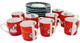 Konitz / Demitasse / Espresso Mug Cup & Saucer / Animal Stories / Dog Lot Of 9