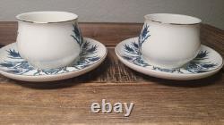 Karaca iznik Turkish Demitasse 5 2Espresso Coffee Cups & 4 4.5 Saucers