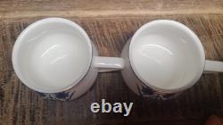 Karaca iznik Turkish Demitasse 5 2Espresso Coffee Cups & 4 4.5 Saucers