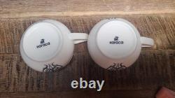 Karaca iznik Turkish Demitasse 5 2Espresso Coffee Cups & 4 4.5 Saucers