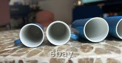 Lagardo Tackett Schmid Mid-Century Modern Porcelain 5 Espresso Cups, 2 Saucers