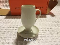 Lagardo Tackett TACK Porcelain Diablo Footed Demitasse Espresso Cups + Saucers