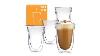 Latte Cups Double Walled Coffee Glasses Set