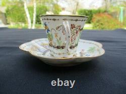 Le Tallec Paris Antique French Demitasse & Saucer Cirque Chinois Chinese Circus