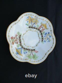 Le Tallec Paris Antique French Demitasse & Saucer Cirque Chinois Chinese Circus