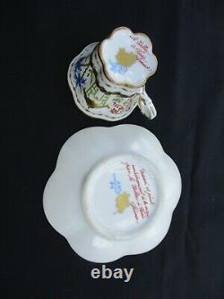 Le Tallec Paris Antique French Demitasse & Saucer Cirque Chinois Chinese Circus