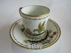 Le Tallec Paris Cirque Chinois Demitasse Cup and Saucer Set with Green Dragon