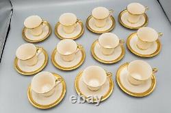Lenox Aristocrat Demitasse Cup and Saucers Set of 11 FREE USA SHIPPING