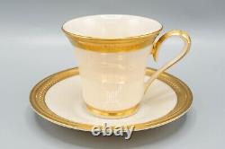 Lenox Aristocrat Demitasse Cup and Saucers Set of 11 FREE USA SHIPPING