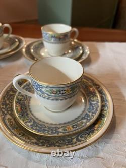 Lenox Autumn Backstamped Demitasse/Expresso Cups and Saucers Preowned. 6