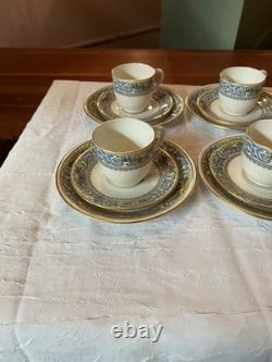 Lenox Autumn Backstamped Demitasse/Expresso Cups and Saucers Preowned. 6