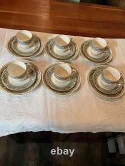 Lenox Autumn Backstamped Demitasse/Expresso Cups and Saucers Preowned. 6