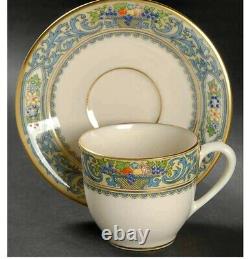 Lenox Autumn Demitasse Cups & Saucers 4 Sets of 2