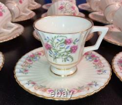 Lenox Cinderella Demitasse / Espresso Cup & Saucer V308 set of 12 RARE MINT