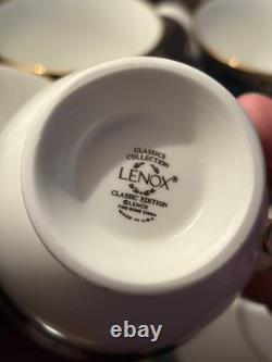 Lenox Classic Footed Demitasse Tea Cup and Saucer 8 sets