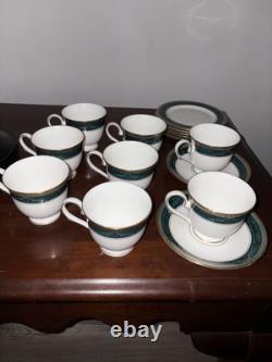 Lenox Classic Footed Demitasse Tea Cup and Saucer 8 sets