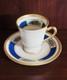 Lenox Marshall Field & Co Demitasse Cup & Saucer Cobalt Blue Gold Trim, 1920's