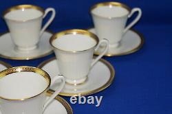 Lenox Oxford Bennington (5) Demitasse Cups, 2 5/8 & (5) Demitasse Saucers, 5