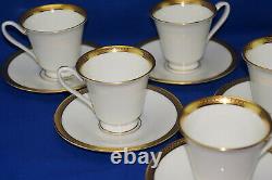 Lenox Oxford Bennington (5) Demitasse Cups, 2 5/8 & (5) Demitasse Saucers, 5