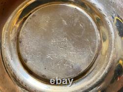 Lenox Rose Demitasse Porcelain Cups Sterling Silver Saucer & Holder (2 SETS)