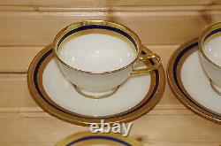 Lenox S4B S. 4. B. (7) Demitasse Cups, 1 3/4 & (7) Demitasse Saucers, 4 3/4