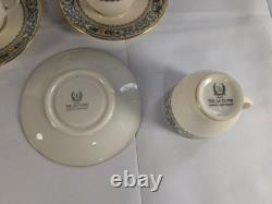 Lenox The Autumn Pattern Coffee Pot 521 1/2 & 8 Demitasse Cups & Saucers