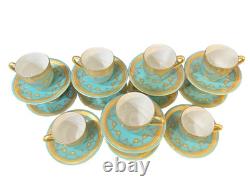Lenox Westport Pattern Porcelain Demitasse Cups & Saucers Set Of 12 Rare