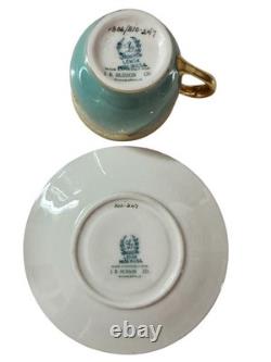 Lenox Westport Pattern Porcelain Demitasse Cups & Saucers Set Of 12 Rare