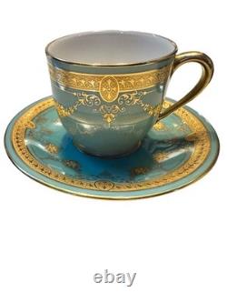 Lenox Westport Pattern Porcelain Demitasse Cups & Saucers Set Of 12 Rare