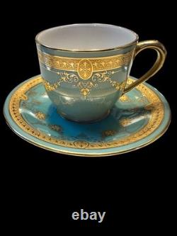 Lenox Westport Pattern Porcelain Demitasse Cups & Saucers Set Of 12 Rare