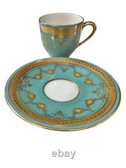 Lenox Westport Pattern Porcelain Demitasse Cups & Saucers Set Of 12 Rare